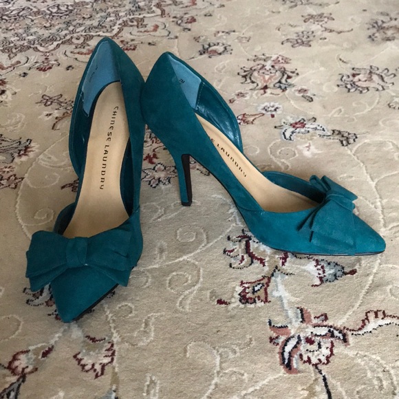 chinese laundry blue heels